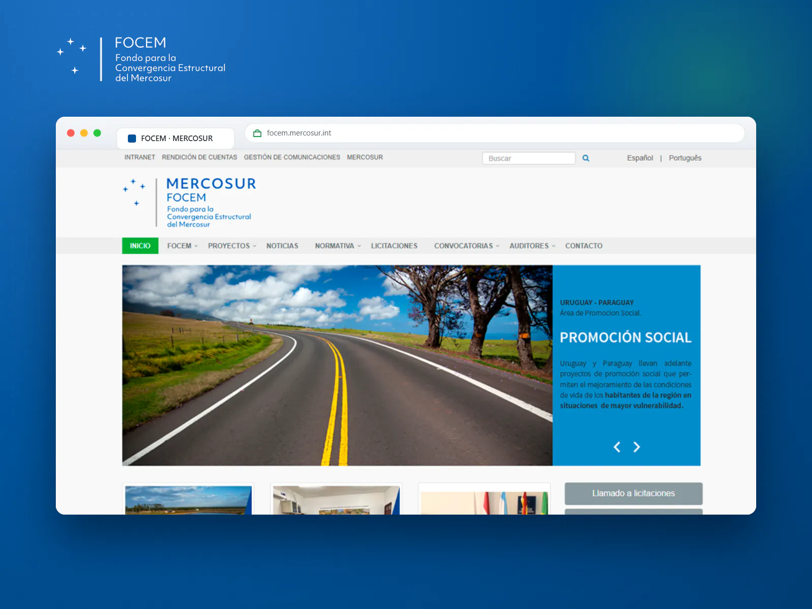 Mockup FOCEM MERCOSUR